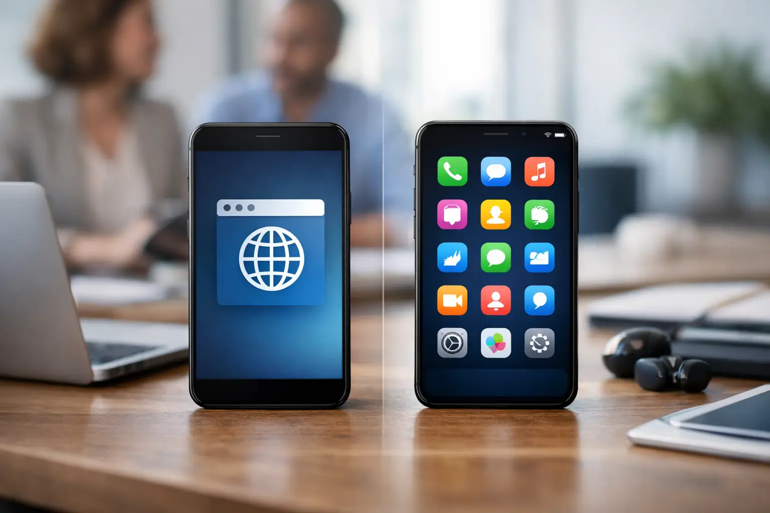 PWA versus native app voor groeiende bedrijven
