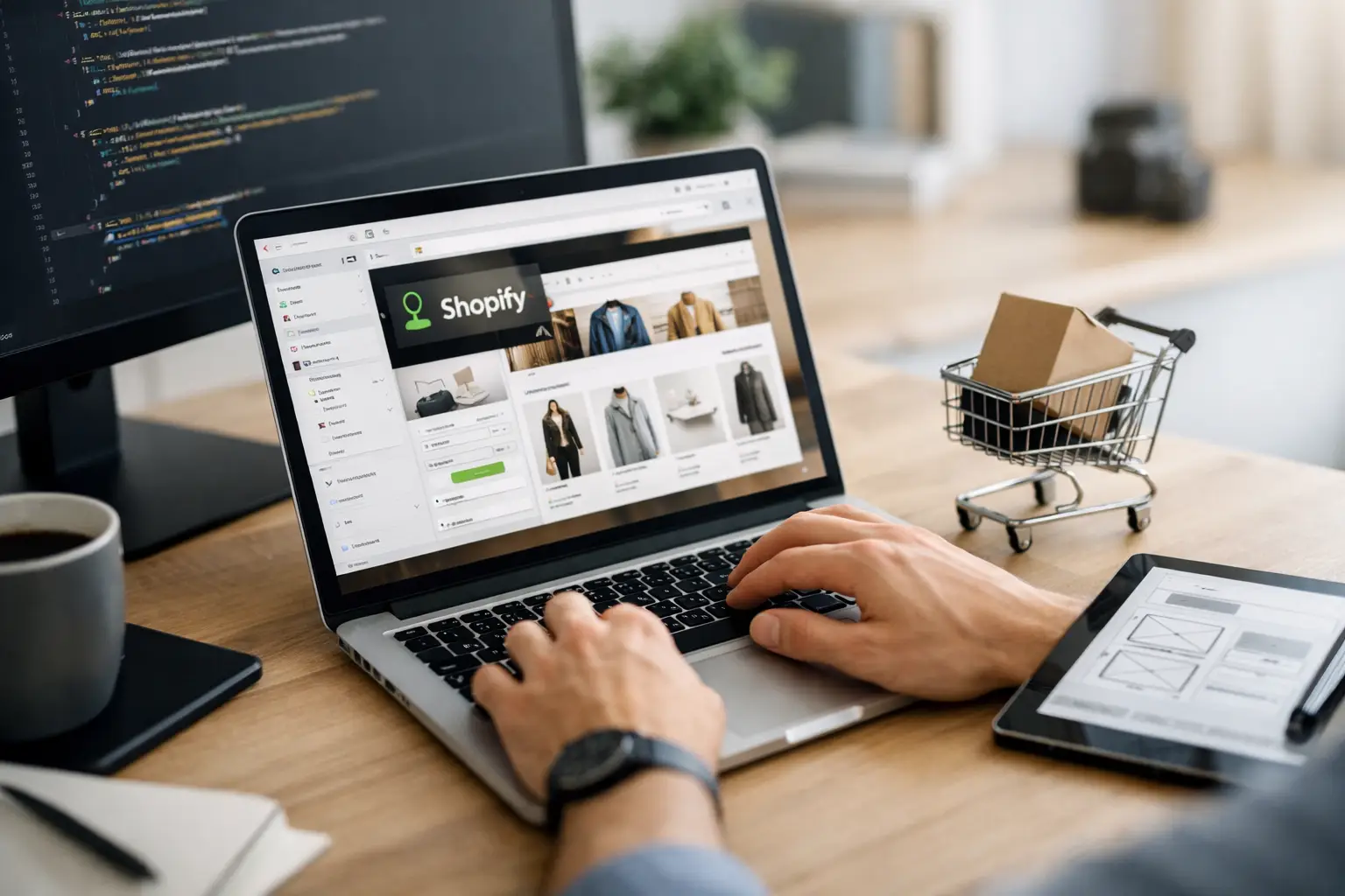 Shopify maatwerk webshop ontwikkelen