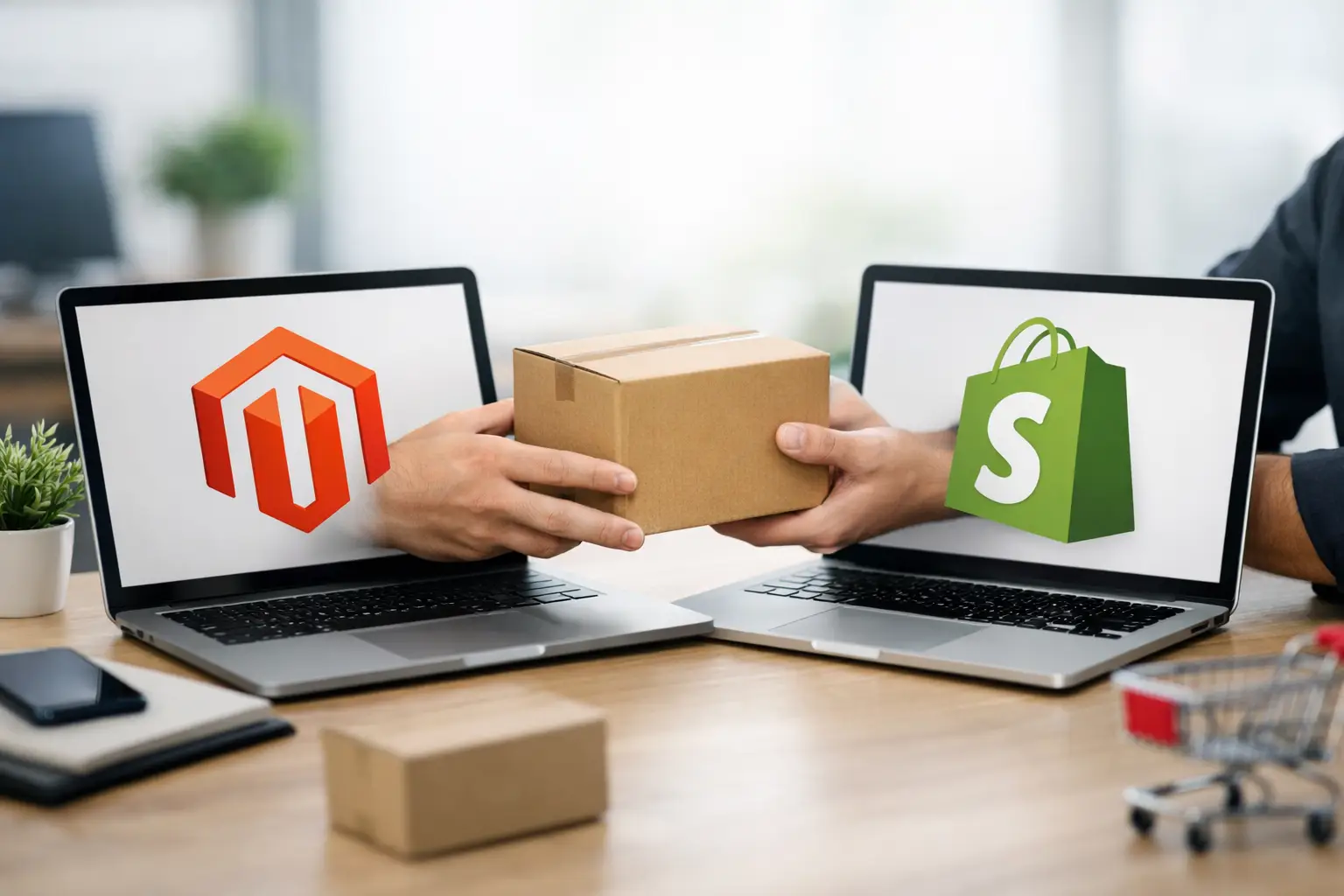 Magento naar Shopify migratie zonder verlies